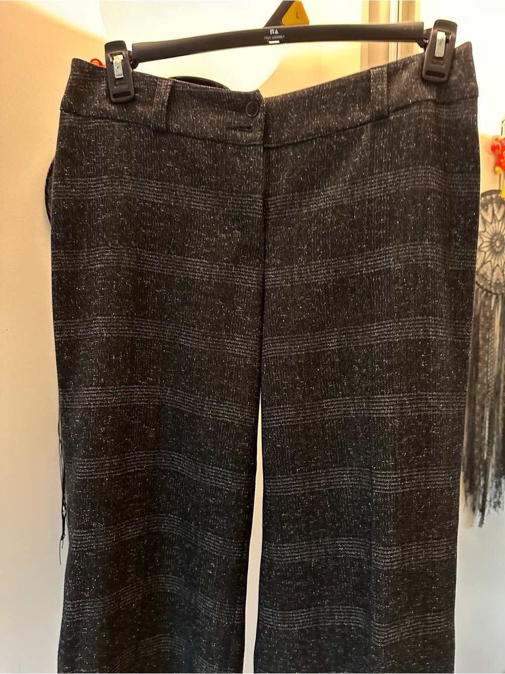 Mosaic Dark Blue Check Pants